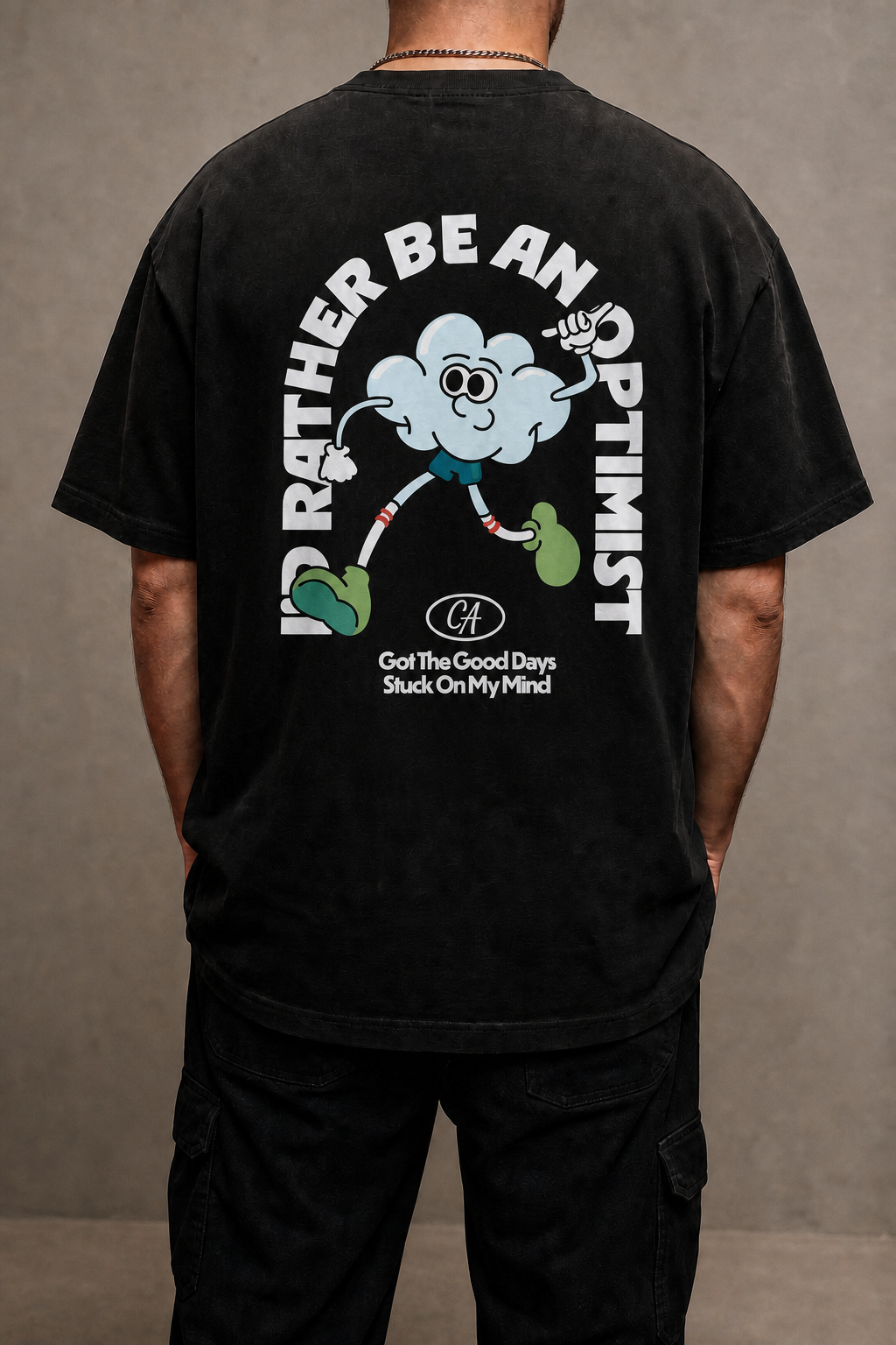 Optimist Black Tee
