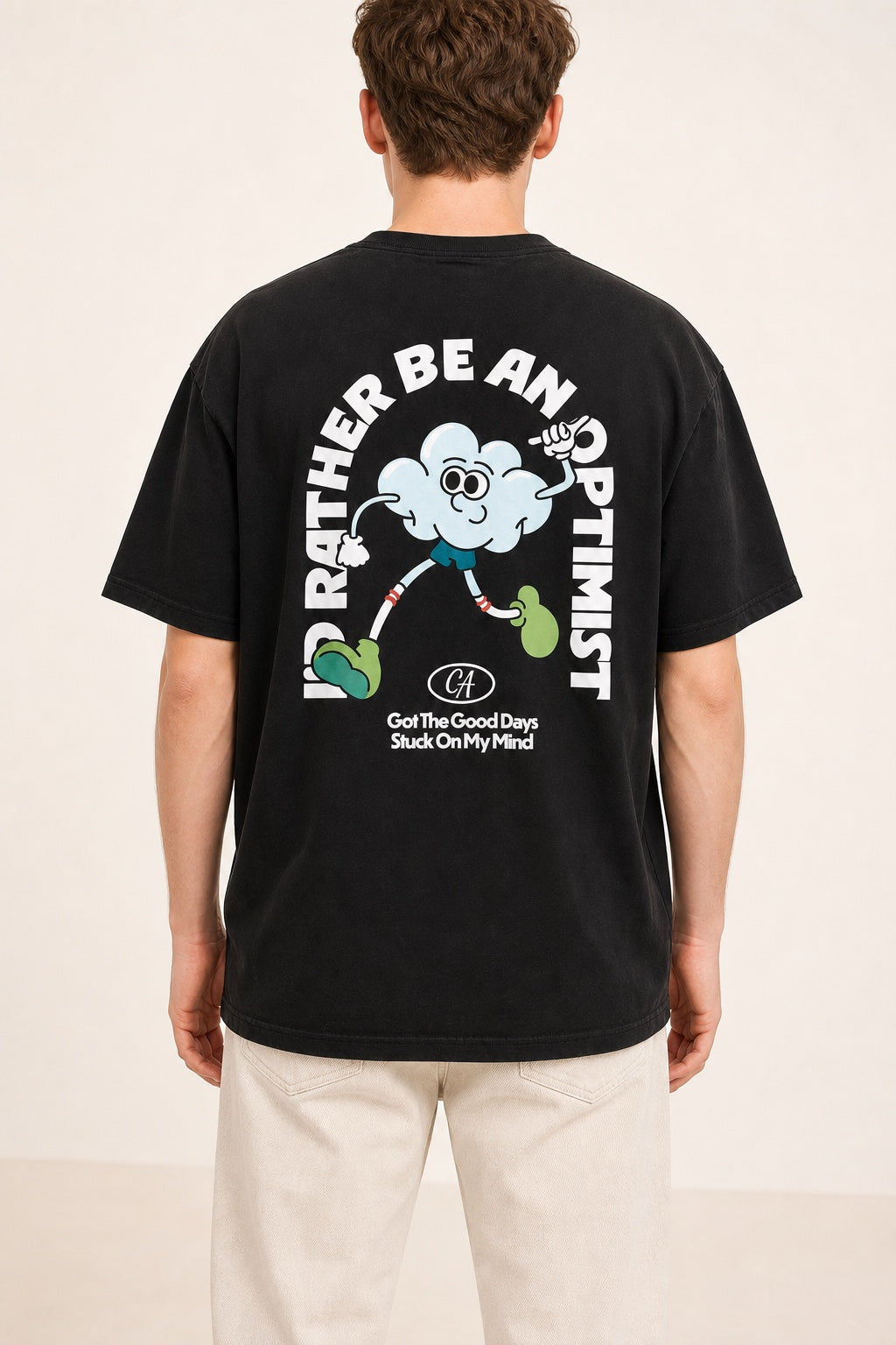 Optimist Black Tee