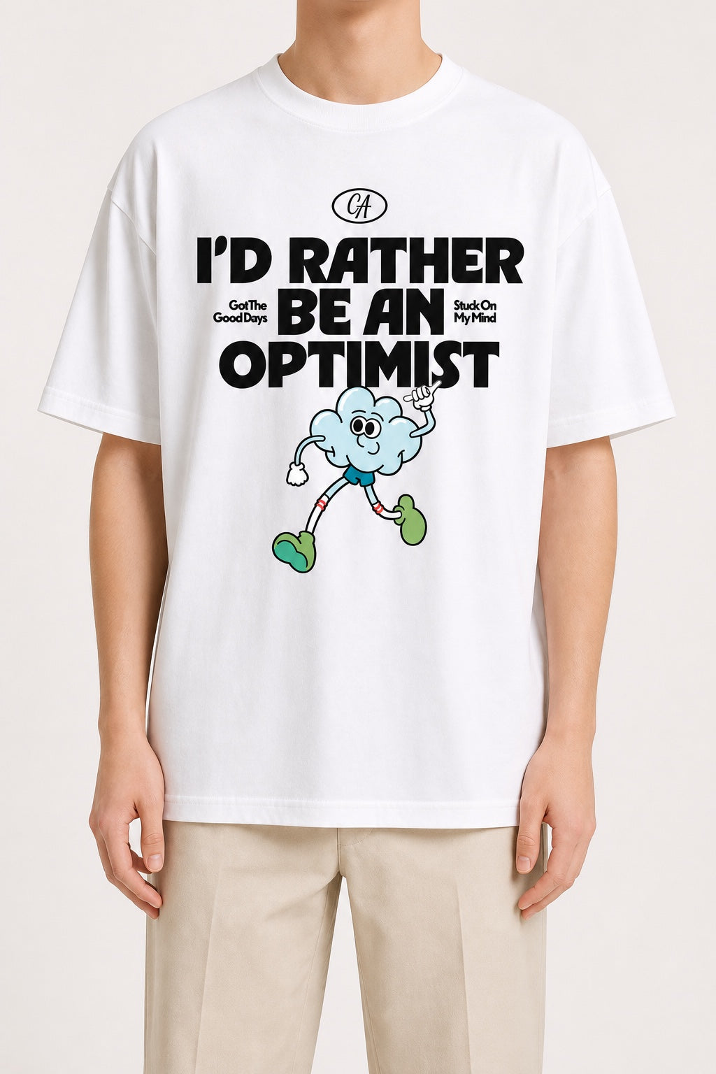 Optimist White Tee