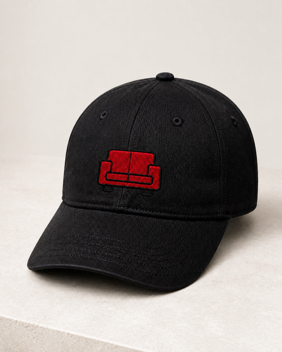 Red Couch Embroidered Cap